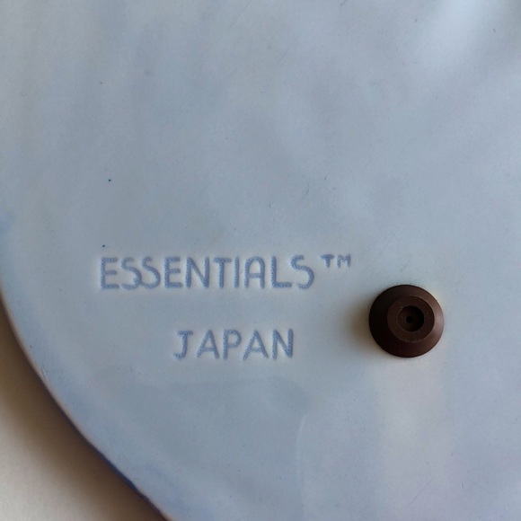 Rooster Trivet / Plaque Blue and White Ceramic VTG Japan - Picture 5 of 6